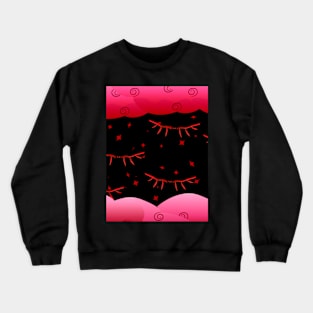 Vampiric Red Sky Crewneck Sweatshirt